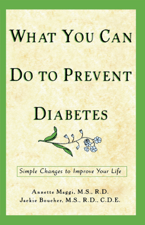 Cover image for book What You Can Do to Prevent Diabetes