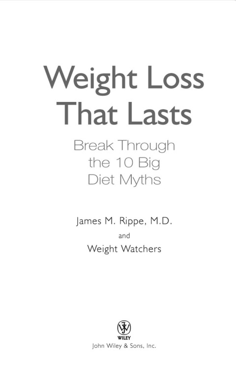 Cover image for book Weight Watchers Weight Loss That Lasts