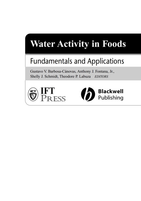Cover image for book Water Activity in Foods