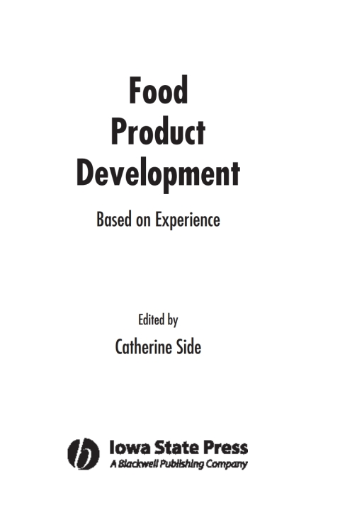 Cover image for book Food Product Development