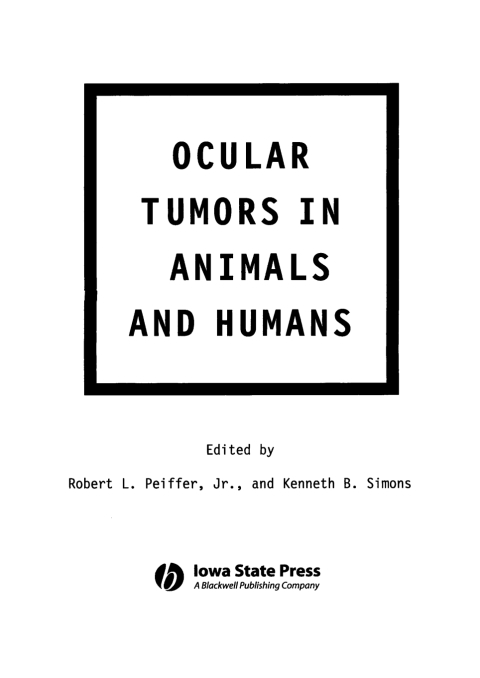 Cover image for book Ocular Tumors in Animals and Humans
