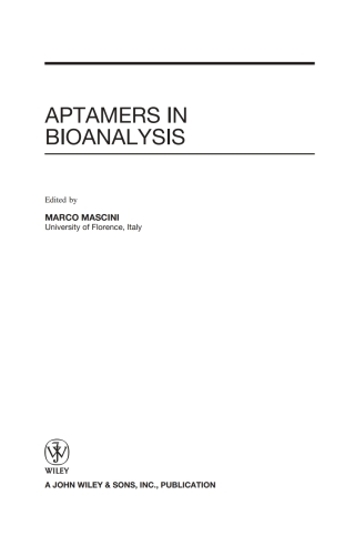 Aptamers in Bioanalysis