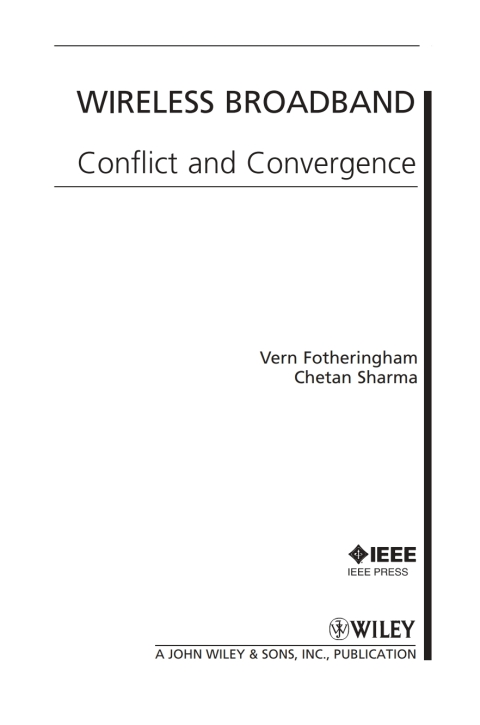 Cover image for book Wireless Broadband