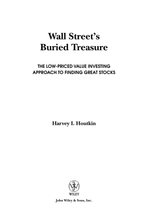Cover image for book Wall Street's Buried Treasure