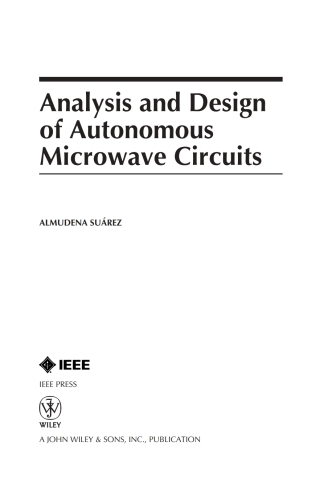 Analysis and Design of Autonomous Microwave Circuits