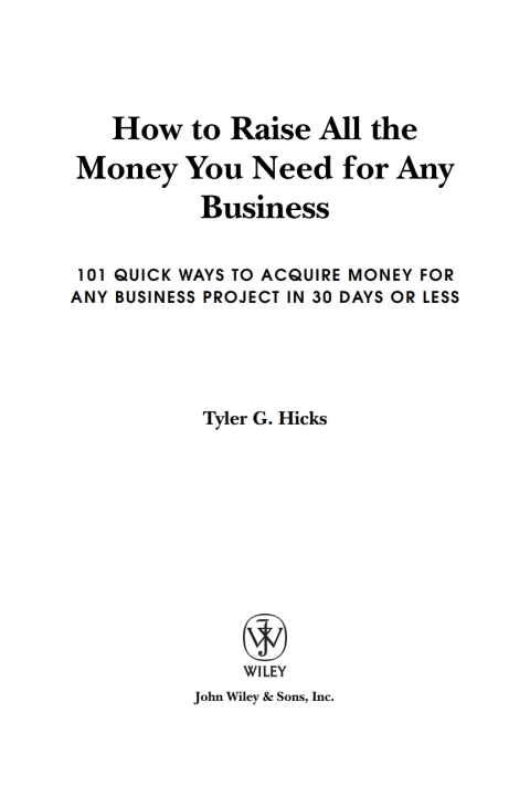 Cover image for book How to Raise All the Money You Need for Any Business
