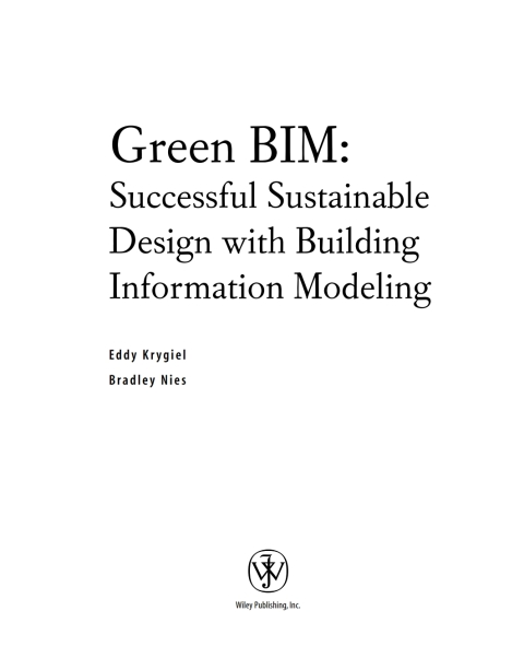 Cover image for book Green BIM
