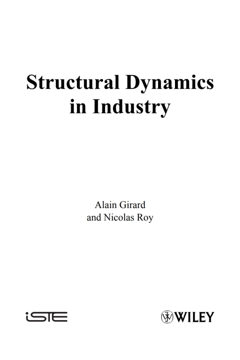 Cover image for book Structural Dynamics in Industry