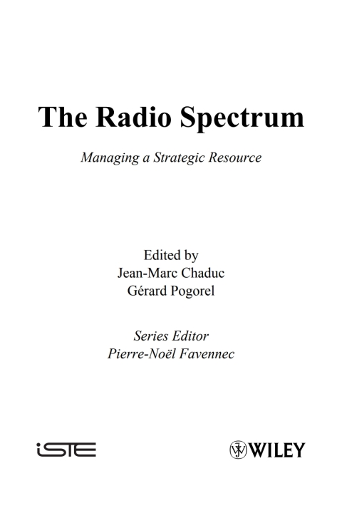 Cover image for book The Radio Spectrum