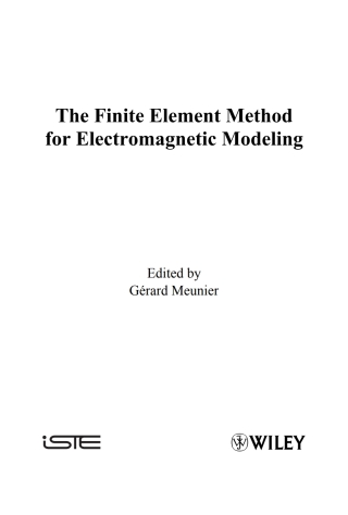 The Finite Element Method for Electromagnetic Modeling