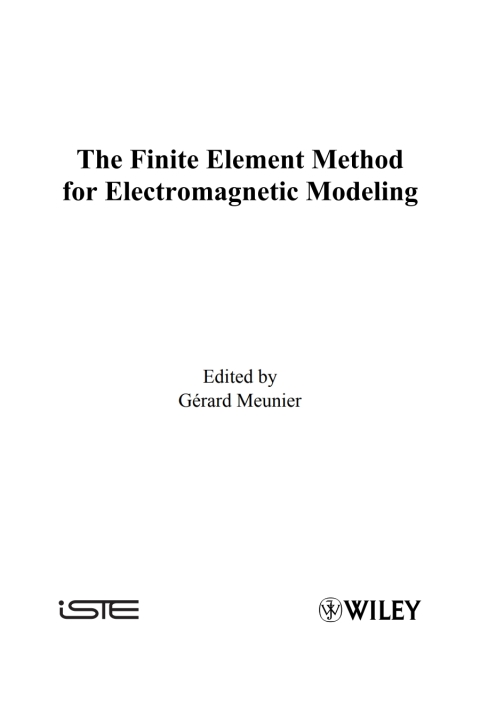 Cover image for book The Finite Element Method for Electromagnetic Modeling
