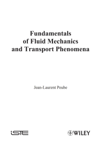 FLUID MECHANICS