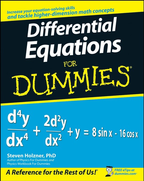 Cover image for book Differential Equations For Dummies