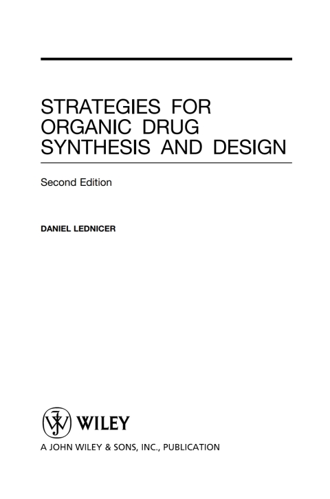 Cover image for book Strategies for Organic Drug Synthesis and Design