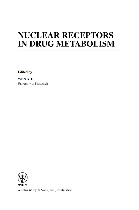 Cover image for book Nuclear Receptors in Drug Metabolism
