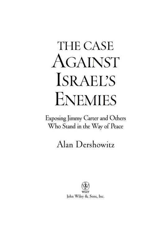 Cover image for book The Case Against Israel's Enemies