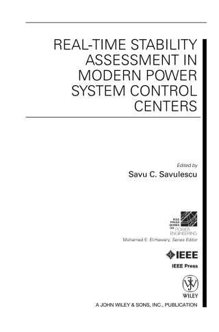 Real-Time Stability Assessment in Modern Power System Control Centers
