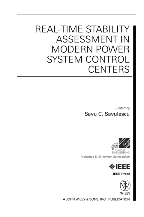 Cover image for book Real-Time Stability Assessment in Modern Power System Control Centers