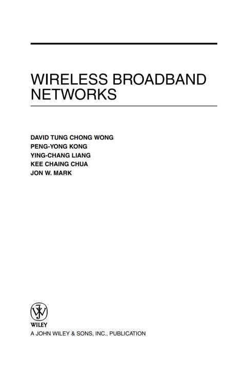 Cover image for book Wireless Broadband Networks