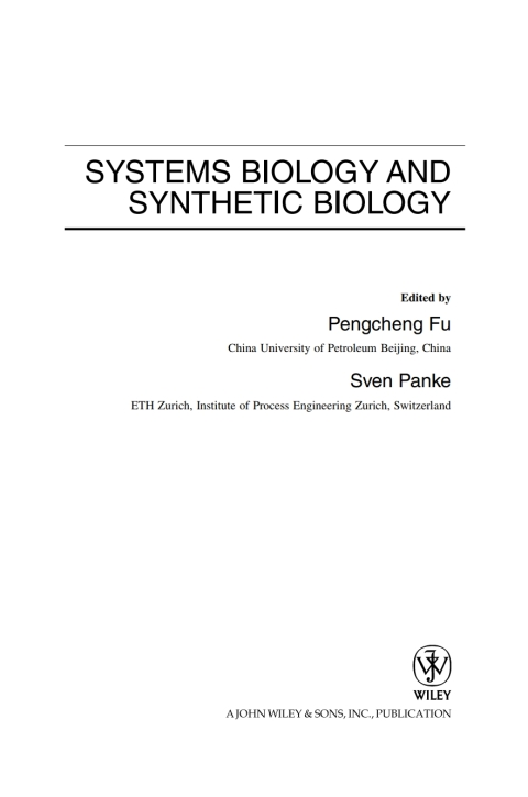 Cover image for book Systems Biology and Synthetic Biology