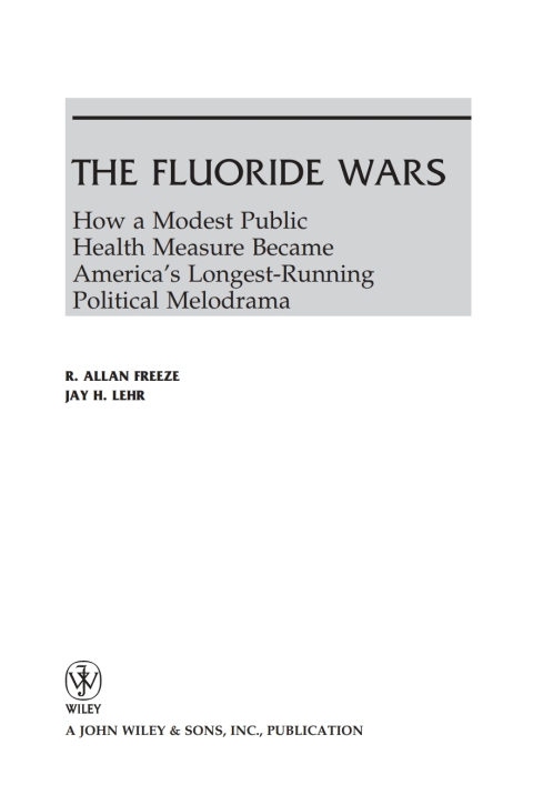 Cover image for book The Fluoride Wars