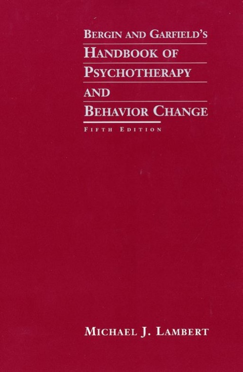 Cover image for book Bergin and Garfield's Handbook of Psychotherapy and Behavior Change