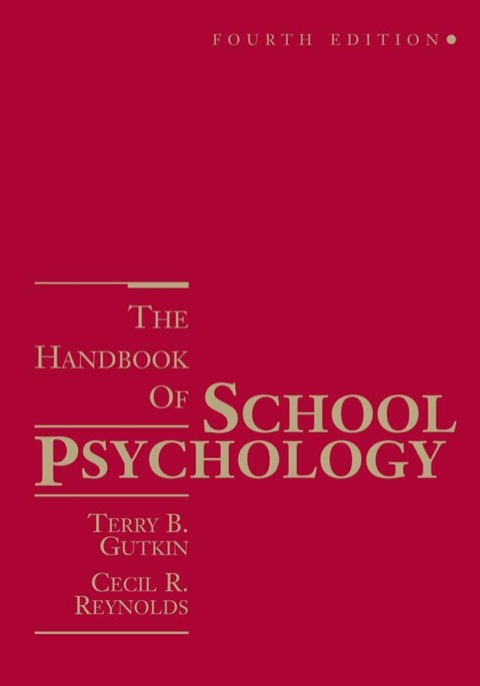 Cover image for book The Handbook of School Psychology