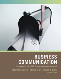 BUSINESS COMMUNICATION COMMUNICATE EFFECTIVELY IN ANY BUSINESS ENVIRONMENT