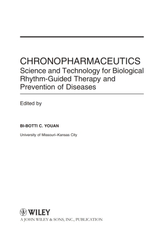 Chronopharmaceutics