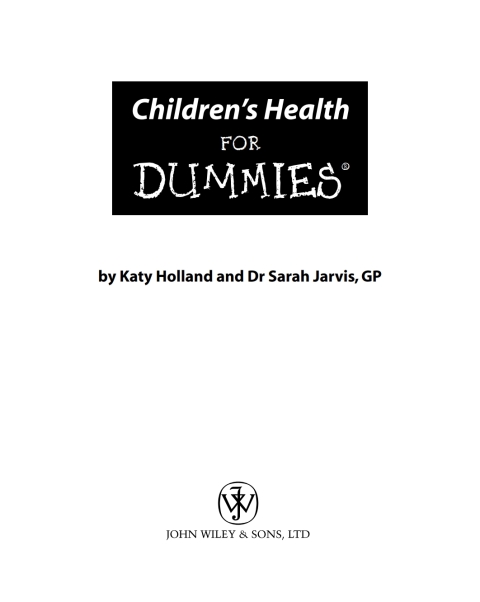 Children's Health For Dummies 