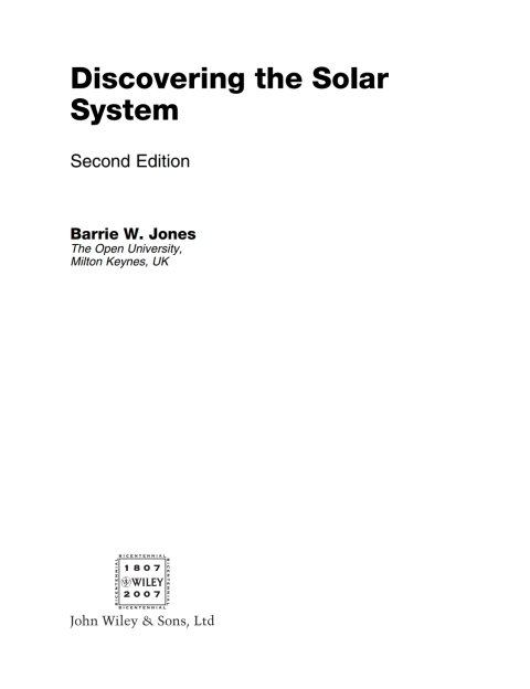 Cover image for book Discovering the Solar System