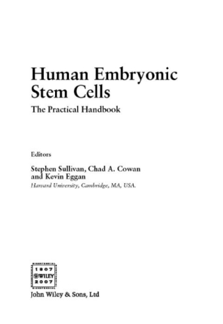 Human Embryonic Stem Cells