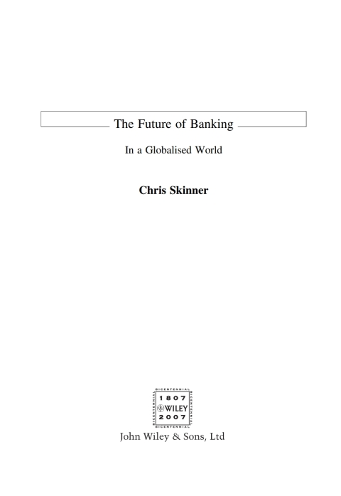 Cover image for book The Future of Banking