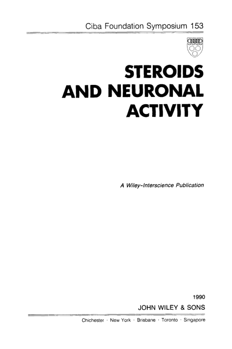 Steroids and Neuronal Activity 