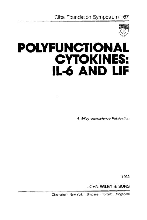 Cover image for book Polyfunctional Cytokines