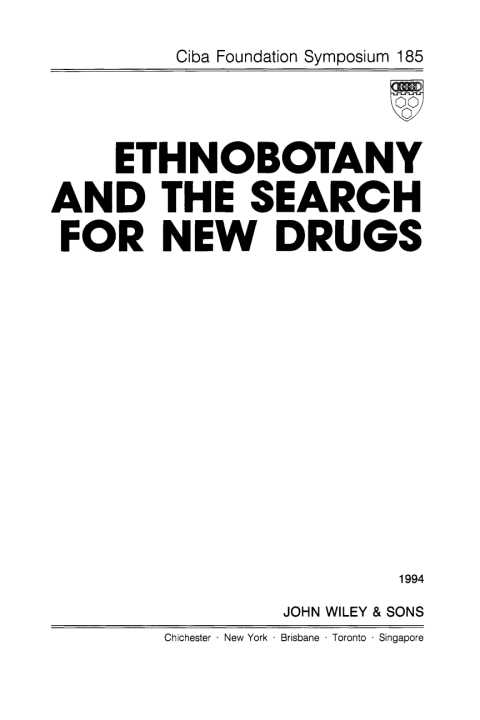 Ethnobotany and the Search for New Drugs 