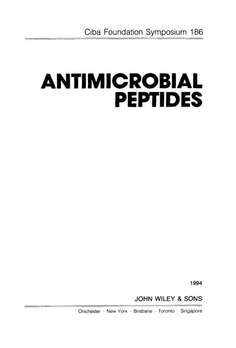 Cover image for book Antimicrobial Peptides