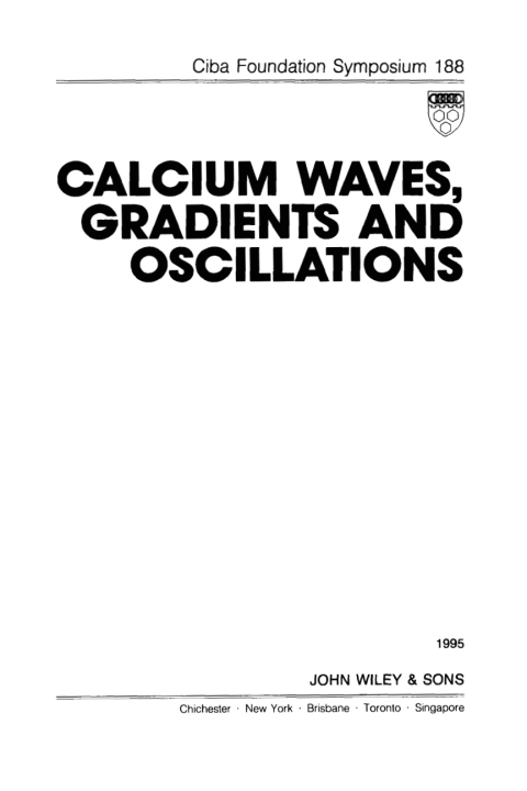 Cover image for book Calcium Waves, Gradients and Oscillations