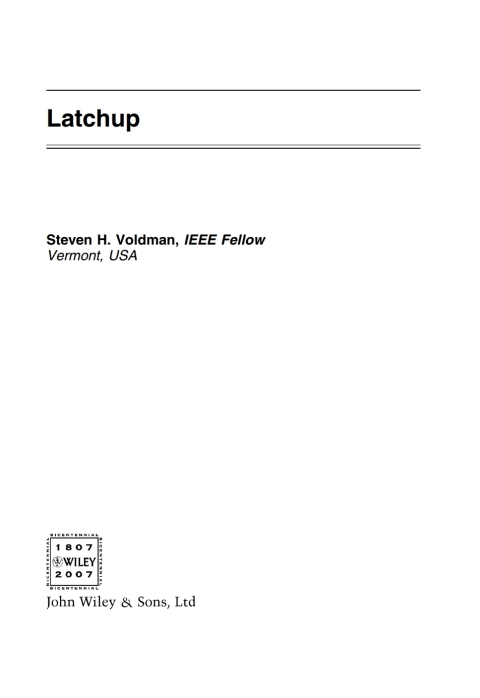 Cover image for book Latchup