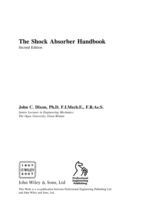 The Shock Absorber Handbook 