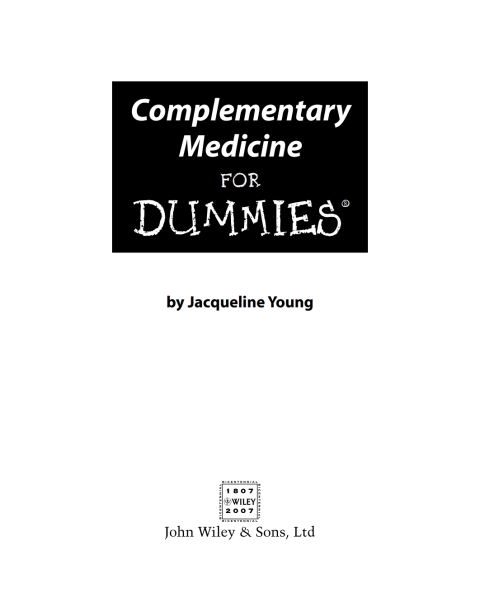 Cover image for book Complementary Medicine For Dummies