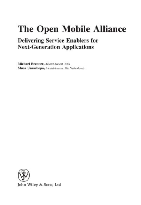 Cover image for book The Open Mobile Alliance