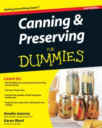 Cover image: Canning and Preserving For Dummies 2nd edition 9780470504550