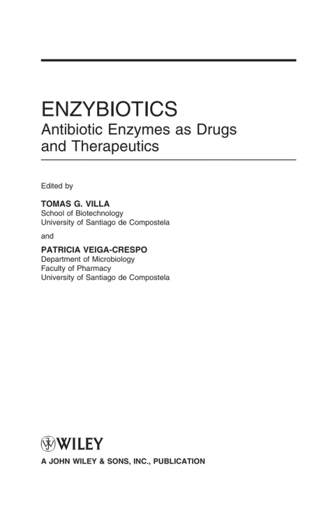 Cover image for book Enzybiotics