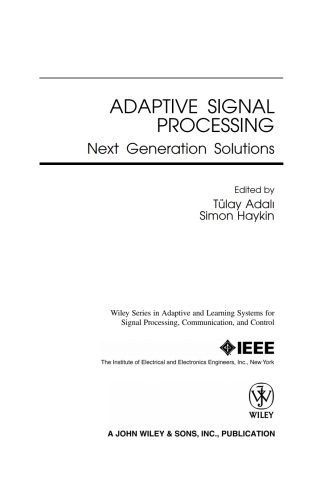 Adaptive Signal Processing