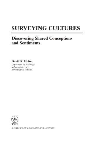 Surveying Cultures