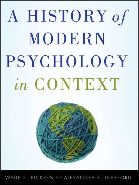 Cover image for book A History of Modern Psychology in Context