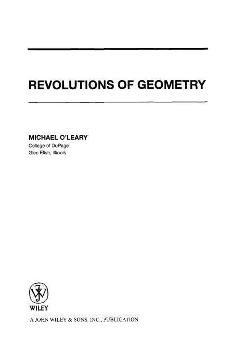 Revolutions of Geometry 