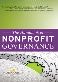 Cover image: The Handbook of Nonprofit Governance 1st edition 9780470457634