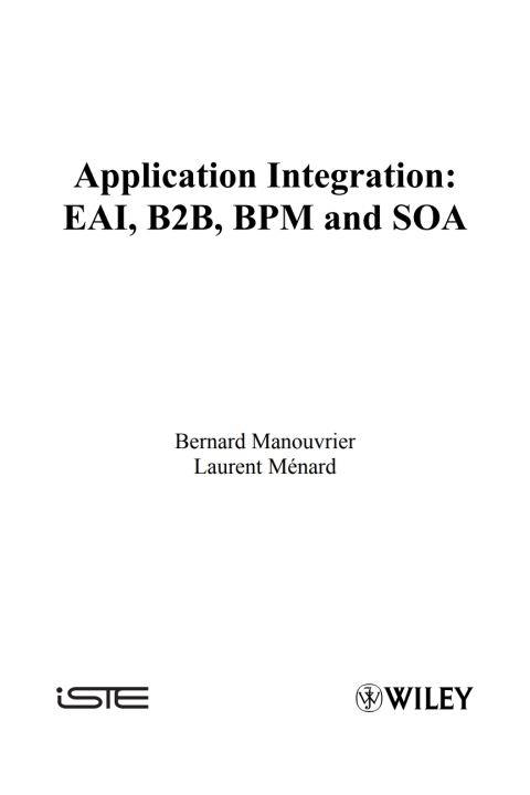 Cover image for book Application Integration